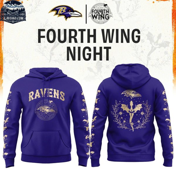 Baltimore Ravens Fourth Wings Night 2026 The Tale Hoodie T-Shirt