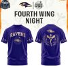 Baltimore Ravens Fourth Wings Night 2026 The Tale Hoodie T Shirt