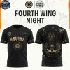 Boston Bruins Fourth Wings 2026 Dark Nights Hoodie T Shirt