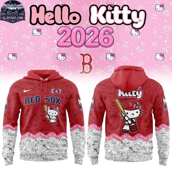 Boston Red Sox x Hello Kitty 2026 Baseball Game Hoodie Shirts