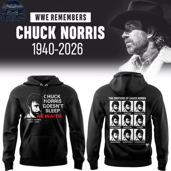 Chuck Norris WWE Remembers Legend 1940-2026 Hoodie T-Shirt