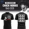 Chuck Norris WWE Remembers Legend 1940 2026 Hoodie T Shirt