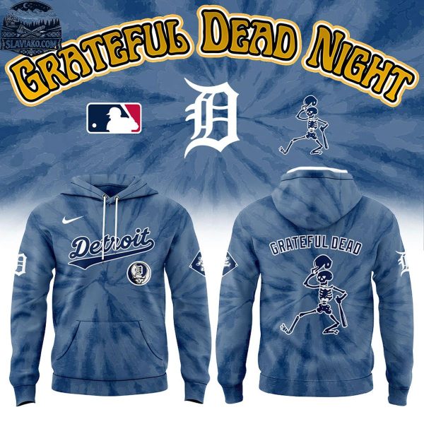 Detroit Tigers x Grateful Dead 2026 Night Rock Legacy Hoodie Shirts