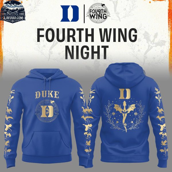 Duke Blue Devils 2026 Fourth Wing Night Celebration Hoodie