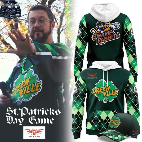 Greenville Swamp Rabbits Happy St. Patrick’s Day 2026 Hoodie T-Shirt