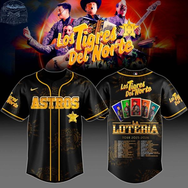 Houston Astros Los Tigres del Norte x Loteria Tour 2026 Baseball Jersey