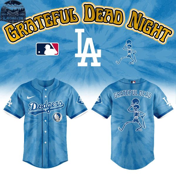 Los Angeles Dodgers 2026 Grateful Dead Night Celebrating Baseball Jersey