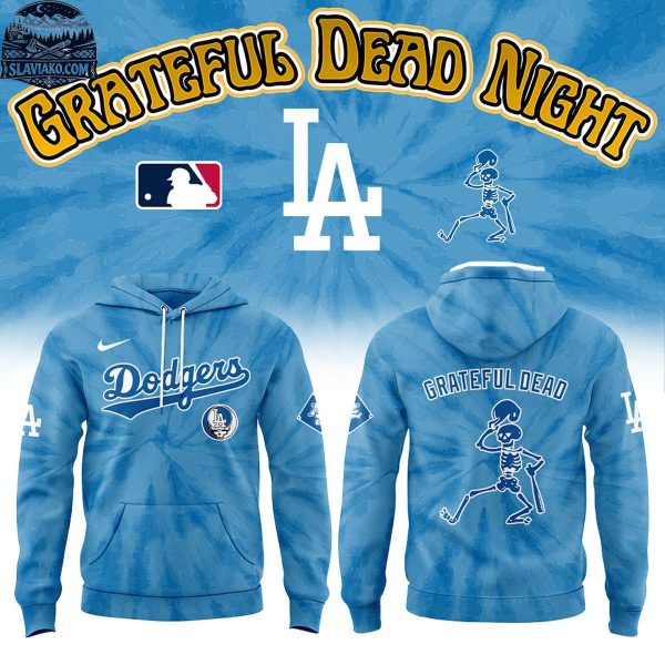 Los Angeles Dodgers x Grateful Dead 2026 Night Rock Legacy Hoodie Shirts