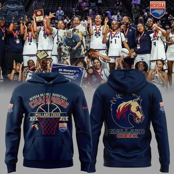 Mallard Creek Mavericks NCHSAA 8A Girls Champions 2026 Hoodie T-Shirt
