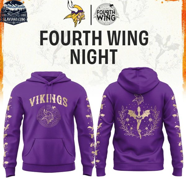 Minnesota Vikings Fourth Wings Night 2026 The Tale Hoodie T-Shirt