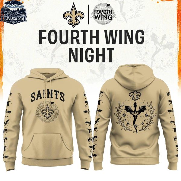 New Orleans Saints Fourth Wings Night 2026 The Tale Hoodie T-Shirt