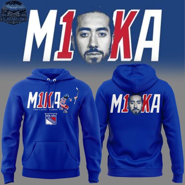 New York Rangers Mika Zibanejad 1000 NHL Games 2026 Hoodie T-Shirts