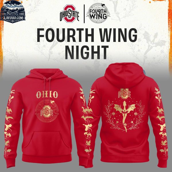 Ohio State Buckeyes 2026 Fourth Wing Night Celebration Hoodie