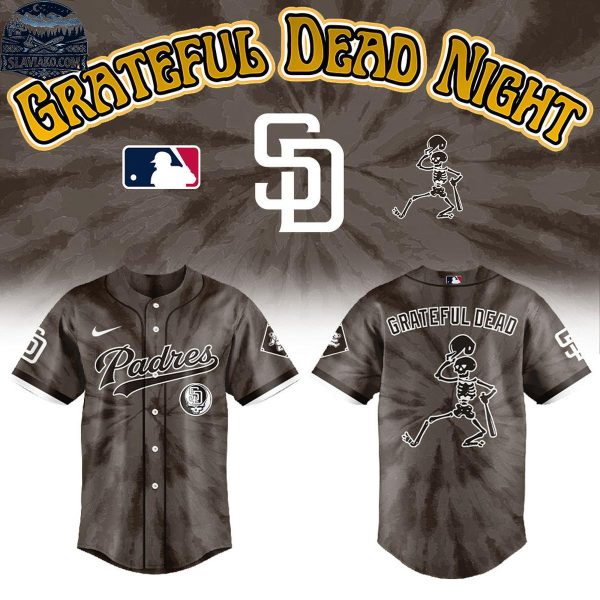 San Diego Padres 2026 Grateful Dead Night Celebrating Baseball Jersey