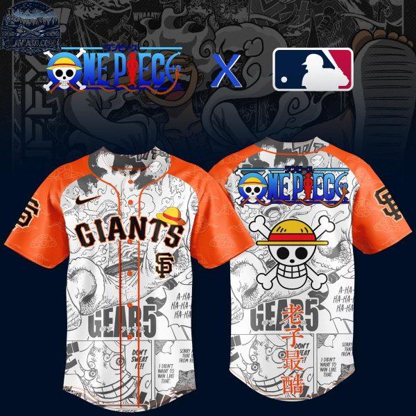 San Francisco Giants One Piece x Gear 5 Night 2026 Baseball Jersey