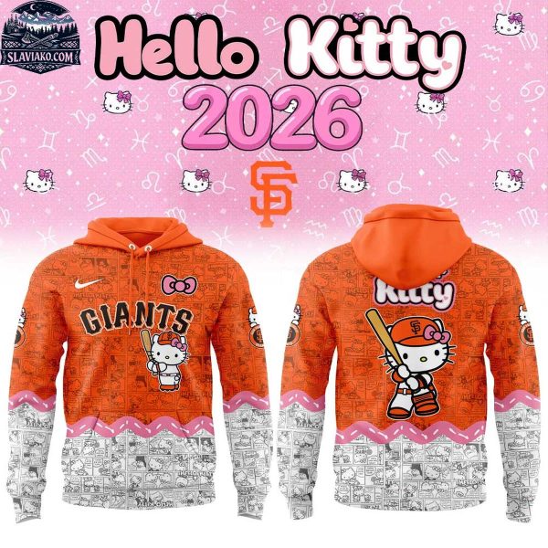 San Francisco Giants x Hello Kitty 2026 Baseball Game Hoodie Shirts