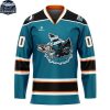 San Jose Barracuda Teal Future Night 2026 Personalized Hockey Jersey