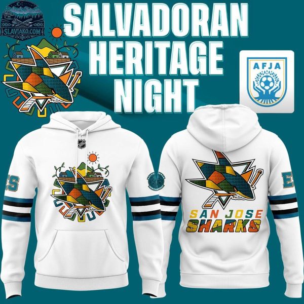 San Jose Sharks Salvadoran Heritage Game Day 2026 Hoodie T-Shirt