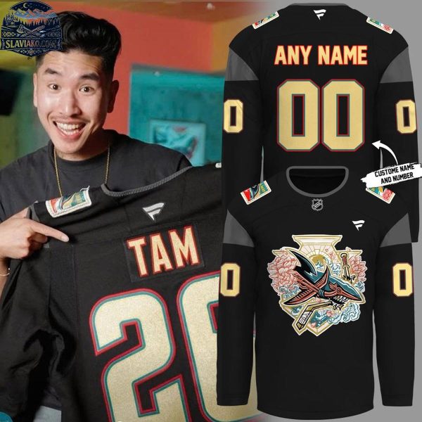 San Jose Sharks Vietnamese Heritage Game Night 2026 Personalized Hockey Jersey