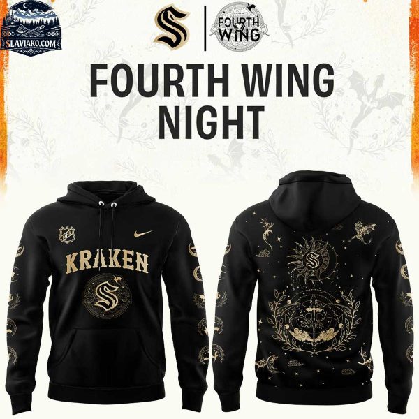 Seattle Kraken Fourth Wings 2026 Dark Nights Hoodie T-Shirt