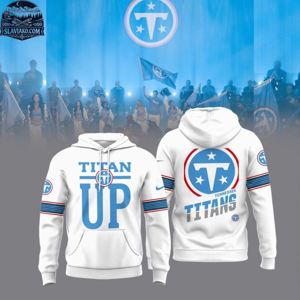 Tennessee Titans 2026 New Logo New Chapter Hoodie T-Shirt White