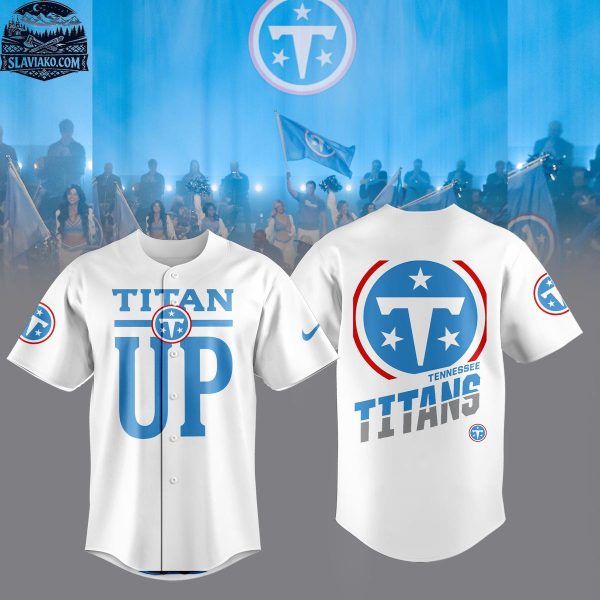 Tennessee Titans New Logo New Chapter 2026 All White Baseball Jersey