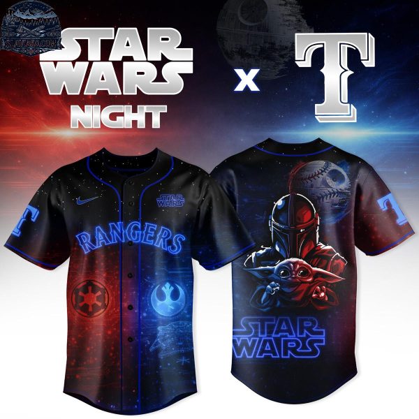 Texas Rangers Star Wars 2026 Galactic Empire x Rebel Alliance Jersey